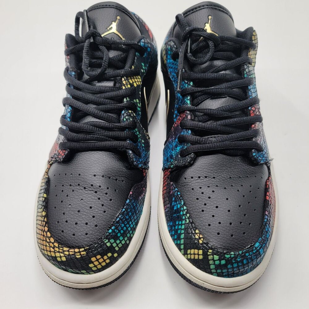 Air Jordan 1 Low SE 'Multi Snakeskin' CW5580-001 (2020)‎ Women's Size 11.5